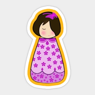 girl fashion Sticker